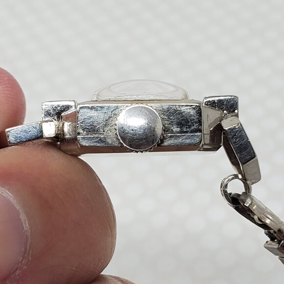 Speidel Hallmark 17 Jewel Yellow & White Gold Vintage Diamond Ladies Watch RUNS - Picture 5 of 16